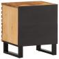 Preview: Nachttische 2 Stk. 40x34x46 cm Raues Mangoholz