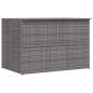 Preview: ARDEBO.de - Garden-Auflagenbox Grau 150x100x100 cm Poly Rattan