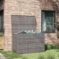 Preview: Garden-Auflagenbox Grau 150x100x100 cm Poly Rattan