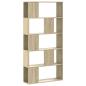 Preview: B?cherregal 5 B?den Sonoma-Eiche 80,5x23,5x162,5 Holzwerkstoff