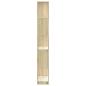 Preview: B?cherregal 5 B?den Sonoma-Eiche 80,5x23,5x162,5 Holzwerkstoff