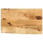 Preview: ARDEBO.de - Tischplatte 60x40x3,8 cm Baumkante Massivholz Raues Mangoholz