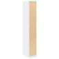 Preview: Kleiderschrank Wei? 30x50x200 cm Holzwerkstoff