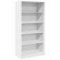 Preview: Kleiderschrank Wei? 100x50x200 cm Holzwerkstoff