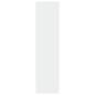 Preview: Kleiderschrank Wei? 100x50x200 cm Holzwerkstoff