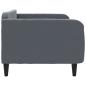 Preview: Tagesbett Dunkelgrau 90x200 cm Samt