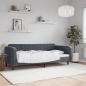 Preview: ARDEBO.de - Tagesbett Dunkelgrau 90x190 cm Samt