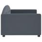 Preview: Tagesbett Dunkelgrau 90x200 cm Samt