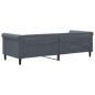 Preview: Tagesbett Dunkelgrau 80x200 cm Samt