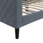 Preview: Tagesbett Dunkelgrau 80x200 cm Samt