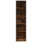 Preview: Kleiderschrank Räuchereiche 50x50x200 cm Holzwerkstoff