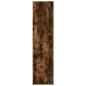 Preview: Kleiderschrank Räuchereiche 50x50x200 cm Holzwerkstoff