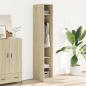 Preview: ARDEBO.de - Kleiderschrank Sonoma-Eiche 30x50x200 cm Holzwerkstoff