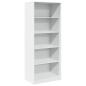 Preview: Kleiderschrank Wei? 80x50x200 cm Holzwerkstoff