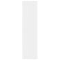 Preview: Kleiderschrank Wei? 80x50x200 cm Holzwerkstoff