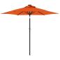 Preview: Sonnenschirm mit Stahlmast Terracotta 225x225x212 cm