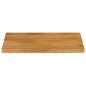 Preview: Tischplatte mit Baumkante 70x60x2,5 cm Massivholz Mango
