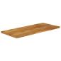 Preview: Tischplatte mit Baumkante 140x60x2,5 cm Massivholz Mango