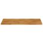 Preview: Tischplatte mit Baumkante 140x60x2,5 cm Massivholz Mango