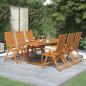 Preview: ARDEBO.de - 7-tlg. Garten-Essgruppe Massivholz Akazie 150-200 cm