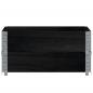 Preview: Pflanzkasten Schwarz 80x60 cm Massivholz Kiefer