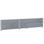 Preview: Pflanzkasten Grau 120x80 cm Massivholz Kiefer