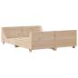Preview: Massivholzbett ohne Matratze 140x190 cm Kiefernholz