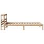 Preview: Massivholzbett ohne Matratze 75x190 cm Kiefernholz