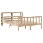 Preview: Massivholzbett ohne Matratze 160x200 cm Kiefernholz