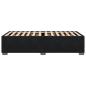 Preview: Bettgestell Schwarz 80x200 cm Samt