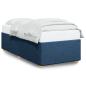 Preview: Bettgestell ohne Matratze Blau 80x200 cm Stoff