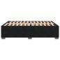 Preview: Bettgestell ohne Matratze Schwarz 140x200 cm Samt