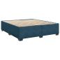 Preview: Bettgestell Blau 180x200 cm Samt