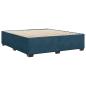 Preview: Bettgestell Blau 180x200 cm Samt