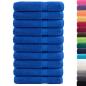 Preview: Premium Handtücher SOLUND 10 Stk. Blau 100x200 cm 600 g/m²
