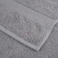 Preview: Premium Handtücher SOLUND 4 Stk. Grau 100x200 cm 600 g/m²