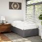 Preview: ARDEBO.de - Bettgestell Grau 80x200 cm Kunstleder