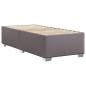 Preview: Bettgestell Grau 80x200 cm Kunstleder