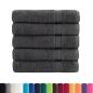Preview: Premium Badetücher SOLUND 50 Stk. Anthrazit 100x150 cm 600 g/m²