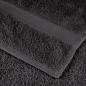 Preview: Premium Badetücher SOLUND 50 Stk. Anthrazit 100x150 cm 600 g/m²