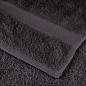Preview: Premium Saunatücher SOLUND 50 Stk. Anthrazit 80x200 cm 600 g/m²