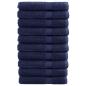 Preview: ARDEBO.de - Premium Saunatücher SOLUND 10 Stk. Marineblau 80x200 cm 600 g/m²