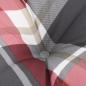 Preview: Palettenkissen 2-tlg. Rot Karomuster Stoff