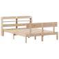 Preview: Massivholzbett ohne Matratze 150x200 cm Kiefernholz