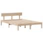 Preview: Massivholzbett ohne Matratze 150x200 cm Kiefernholz