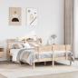 Preview: ARDEBO.de - Massivholzbett ohne Matratze 160x200 cm Kiefernholz