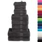 Preview: 12 tlg. Premium-Handtuch-Set SOLUND Anthrazit 600 g/m²