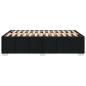 Preview: Bettgestell ohne Matratze Schwarz 120x200 cm Stoff