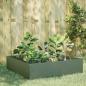Preview: ARDEBO.de - Hochbeet Olivgrün 100x100x41 cm Stahl