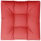 Preview: Palettenkissen Rot 70x70x12 cm Stoff